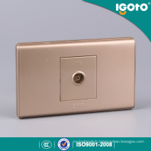 118*74mm TV Socket with Golden Color